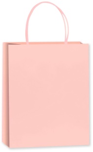 Пакет подарочный, Крафт 120гр, Мастхэв, Светло-розовый, 15*12*6 см, 1 шт.