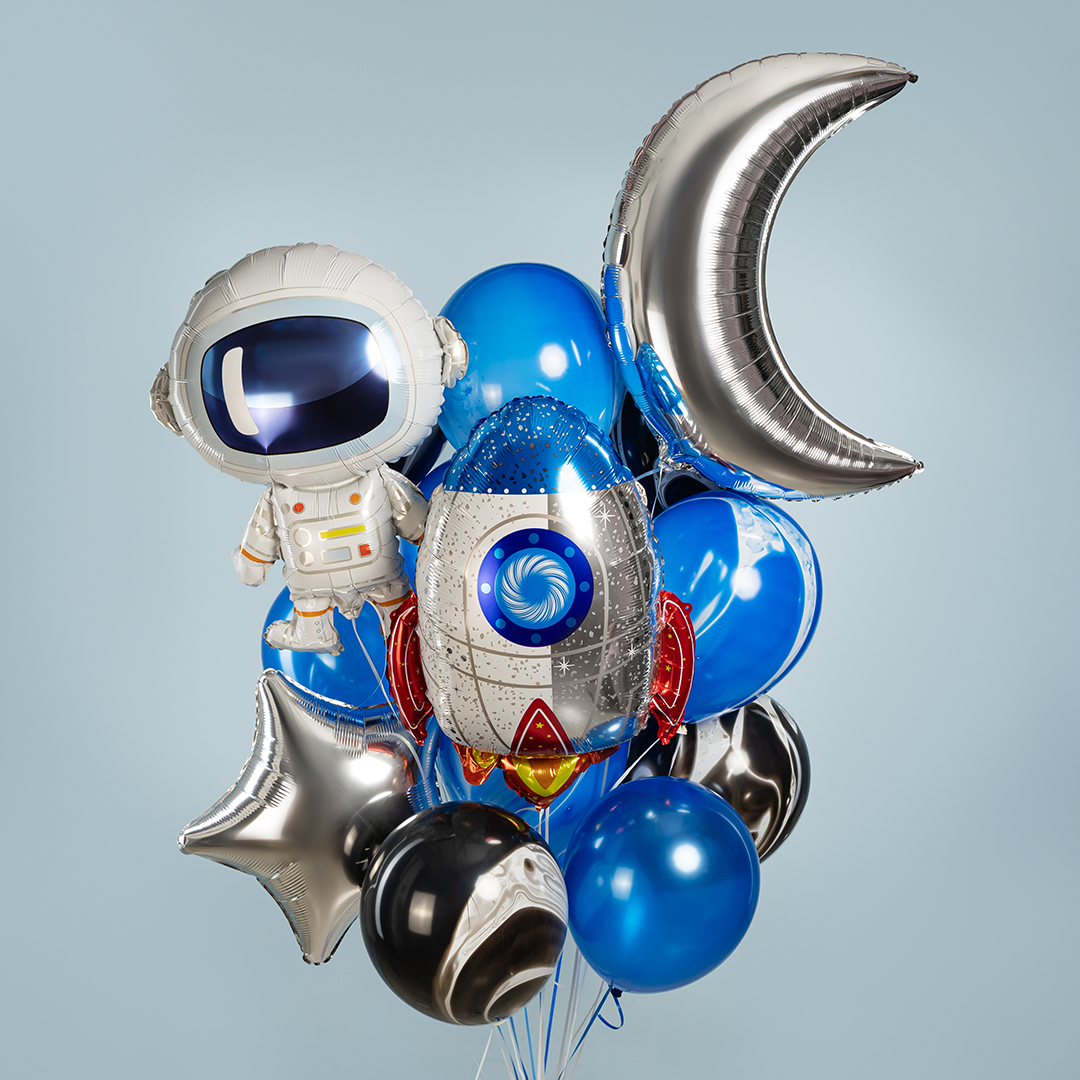 Шар (29''/74 см) Фигура, Ракета, 1 шт. в уп.