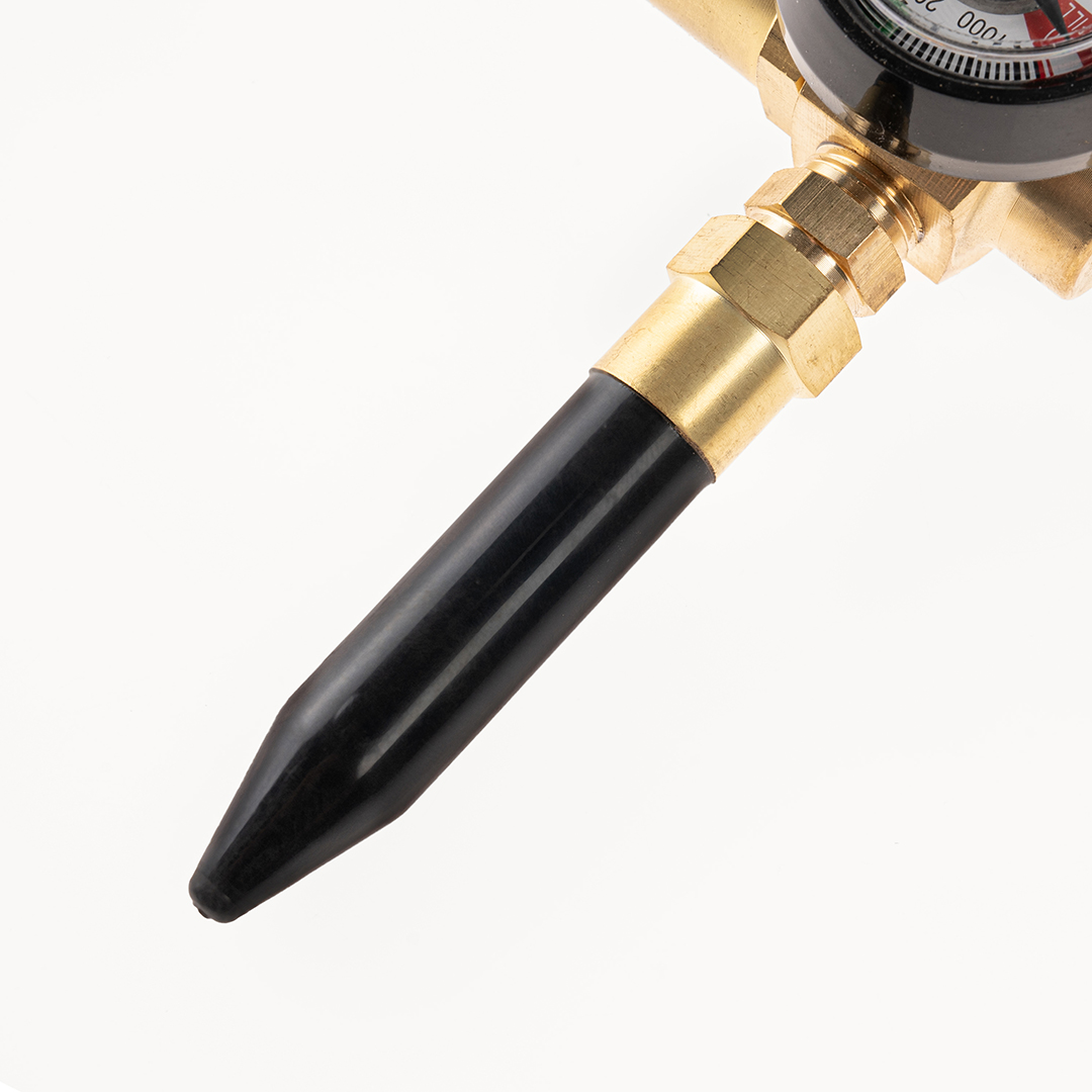 Насадка с манометром и прорезиненным наклонным клапаном, 1 шт.