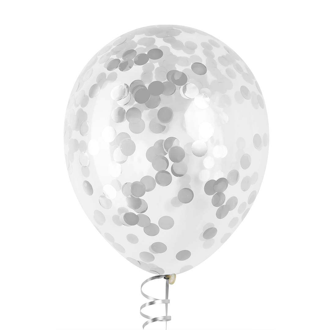 Конфетти фольга Круг, Серебро, Хром, 2 см, 50 г.