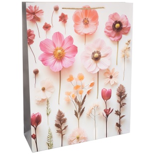 Пакет подарочный, 210гр, Цветочная мелодия, Дизайн №3, 55*43*15 см, 1 шт.