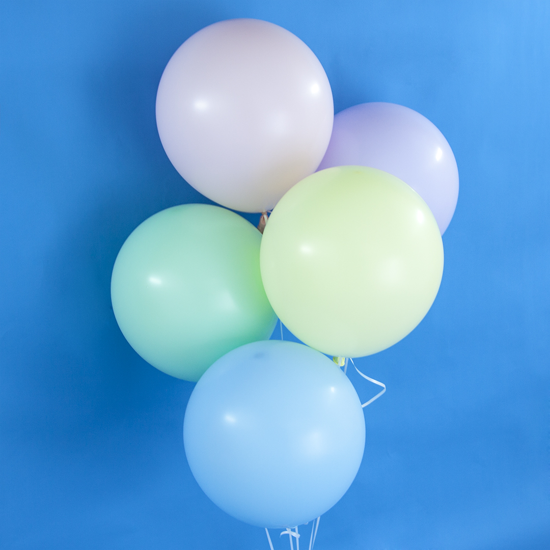 Шар (18''/46 см), Светло-сиреневый (650), макарунс, 25 шт.