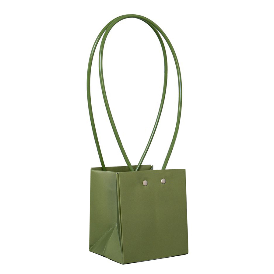 Пакет для цветов, Мастхэв, Авокадо, 15*13*13 см, 1 шт.