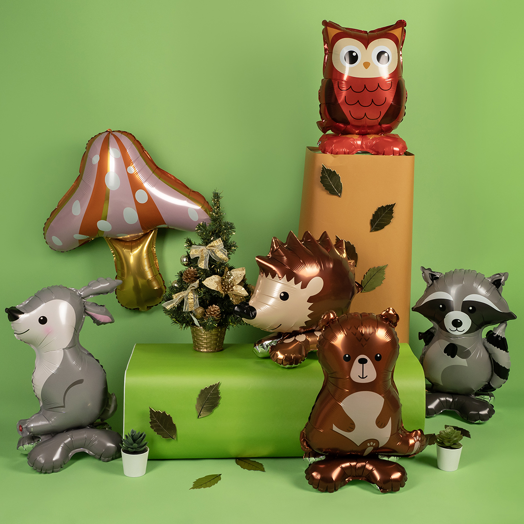 Шар (29''/74 см) Фигура, Гриб Мухомор, Розовый, 1 шт.