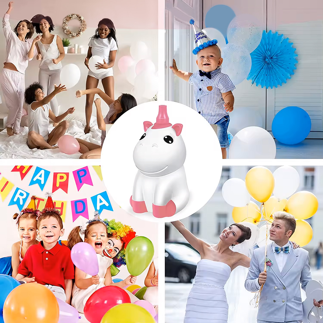 Компрессор, Единорог, Белый/Розовый, 300 ватт, 1 шт.