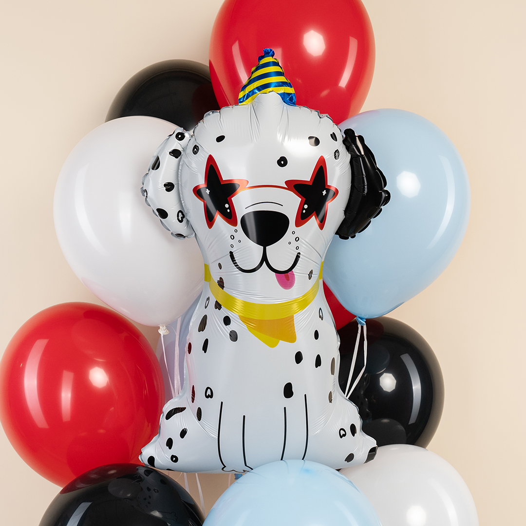 Шар (33''/84 см) Фигура, Далматинец в колпачке, 1 шт.