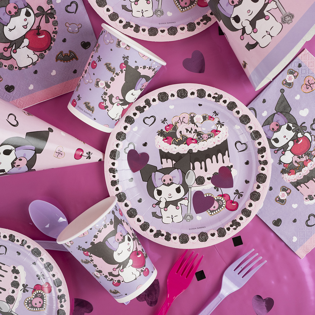 Тарелки (7''/18 см) Kuromi, 6 шт.