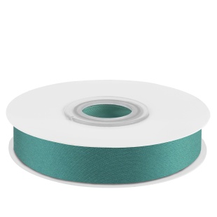 Лента атласная (1,2 см*22,85 м) Карибский голубой, 1 шт.