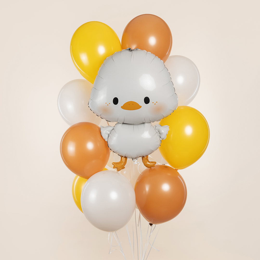 Шар (25''/64 см) Фигура, Гусь Обнимусь, 1 шт. в уп.