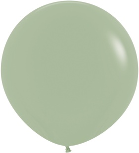 Шар (24''/61 см), Эвкалипт (027), пастель, 3 шт.