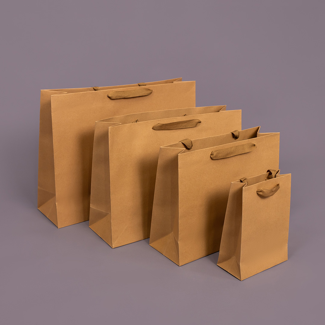 Пакет подарочный, Крафт 260гр, Люкс, 28*40*12 см, 1 шт.