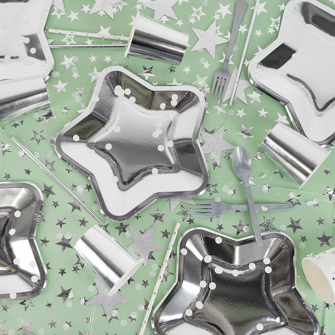 Вилки, Серебро, 15 см, 10 шт. в упак. 