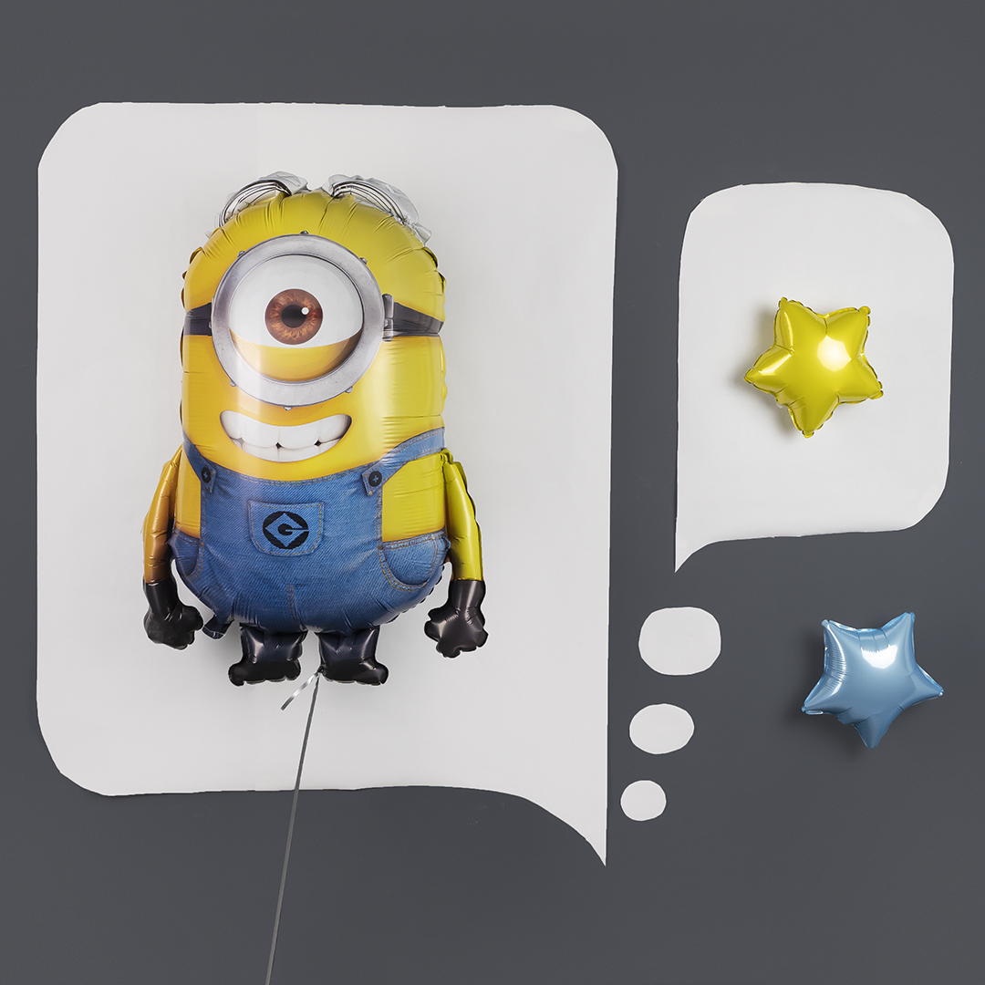 Шар (30''/76 см) Фигура, Миньоны, Стюарт, 1 шт.