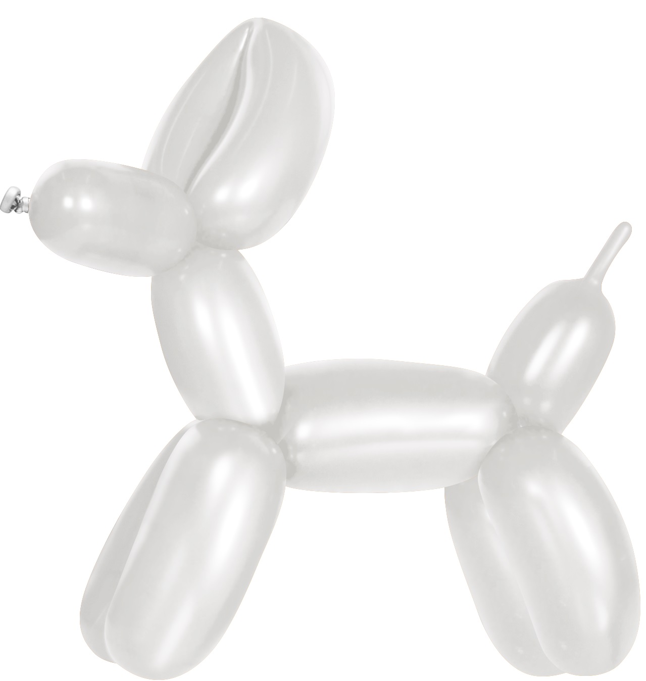 Шар (1''/3 см) ШДМ, Белый, пастель, 100 шт.