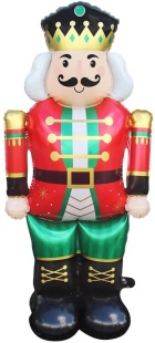 Шар (61''/155 см) Фигура 3D, Щелкунчик, 1 шт. в уп.