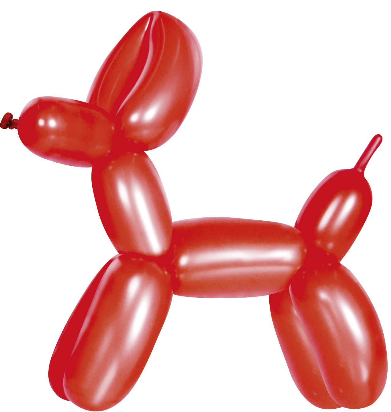 Шар (1''/3 см) ШДМ, Красный, пастель, 100 шт.