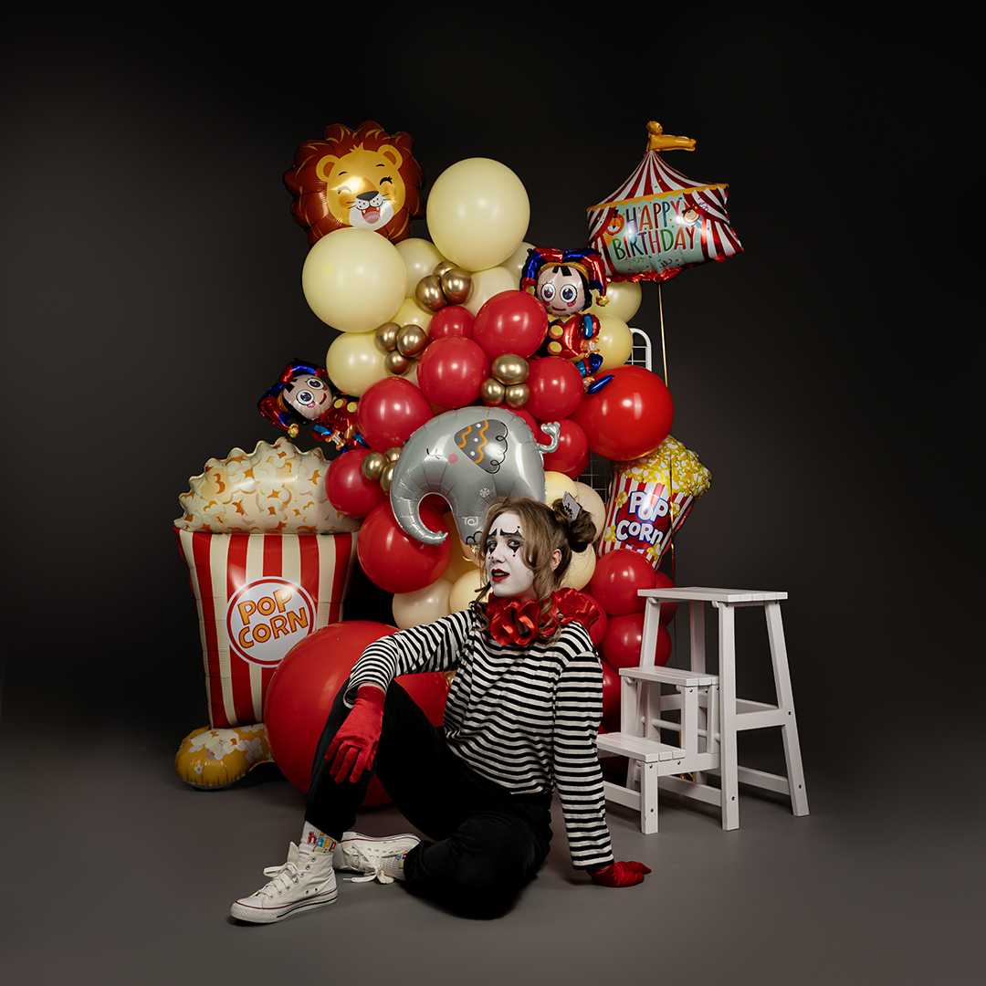 Шар (23''/58 см) Фигура, Попкорн, 1 шт.