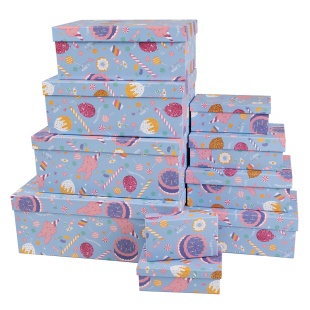 Набор коробок Сластена, 33*20*13 см, 10 шт. в упак. 