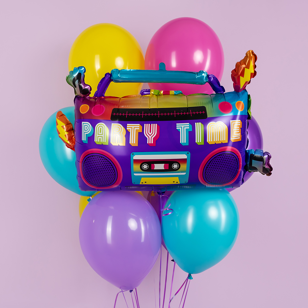 Шар (29''/74 см) Фигура, Магнитофон, 1 шт.