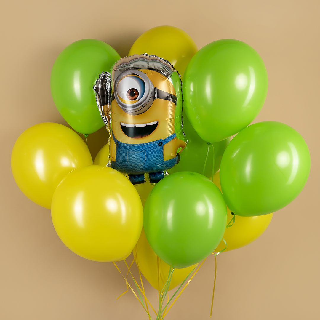 Шар (23''/58 см) Фигура, Банановые человечки, 1 шт. в уп.