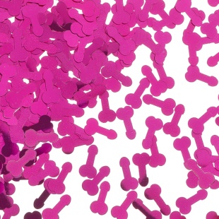 Конфетти на Девичник, Фуксия, 1,5*0,8 см, 15 г.