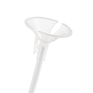 Набор палочка+насадка, микро, Белый/Прозрачный, 100 шт.
