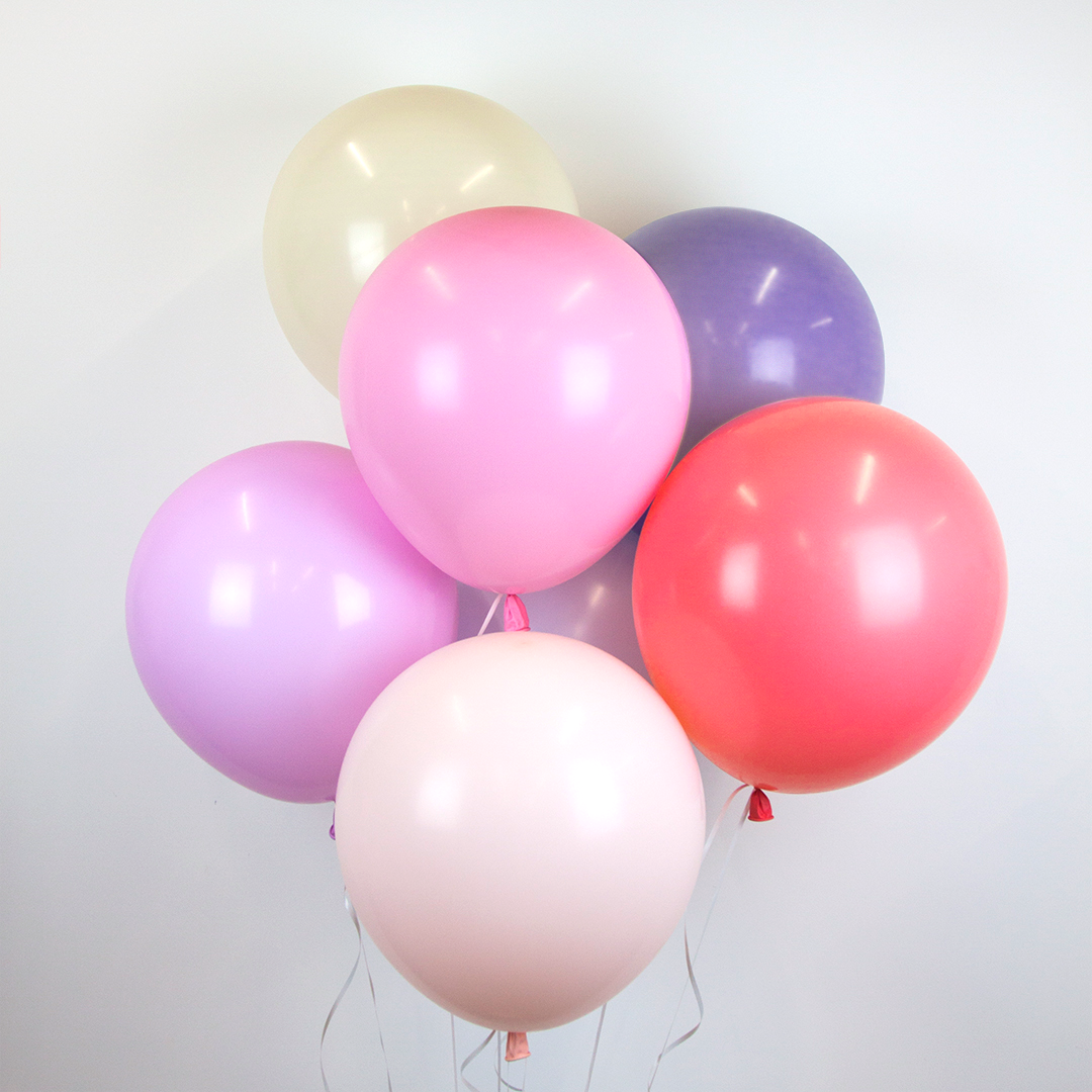 Шар (18''/46 см), Оранжевый коралл, макарунс, 25 шт.