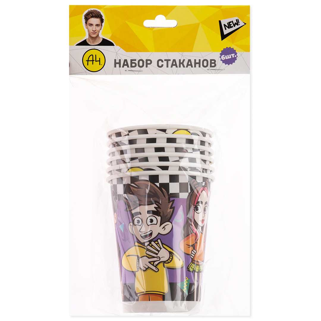 Стаканы (250 мл) Влад А4, 6 шт.