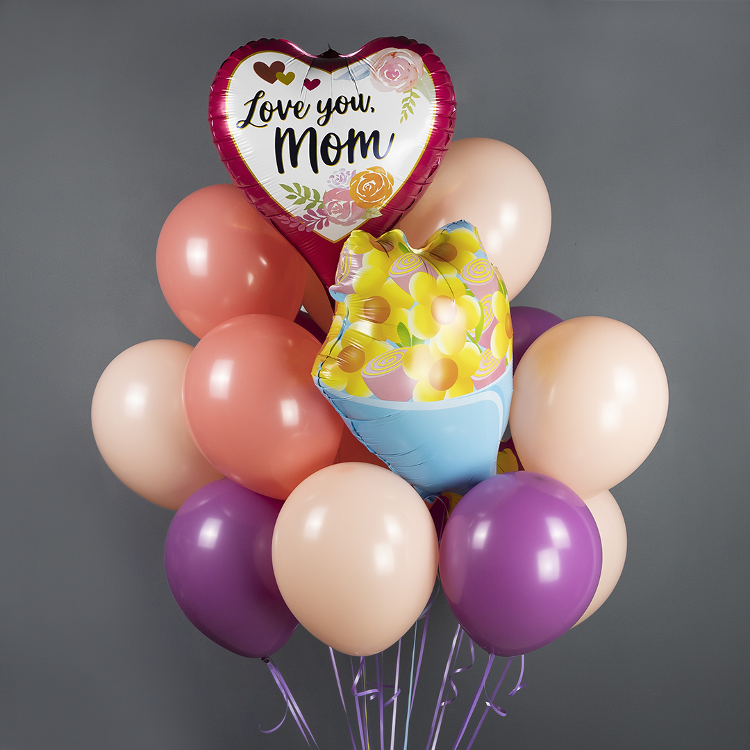 Шар (12''/30 см), Тропический коралл (059), пастель, 12 шт.