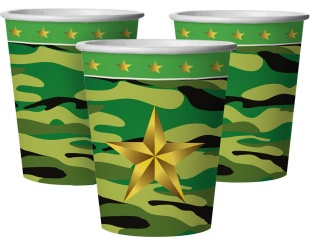 Стаканы (250 мл) Звездный Камуфляж, 6 шт.