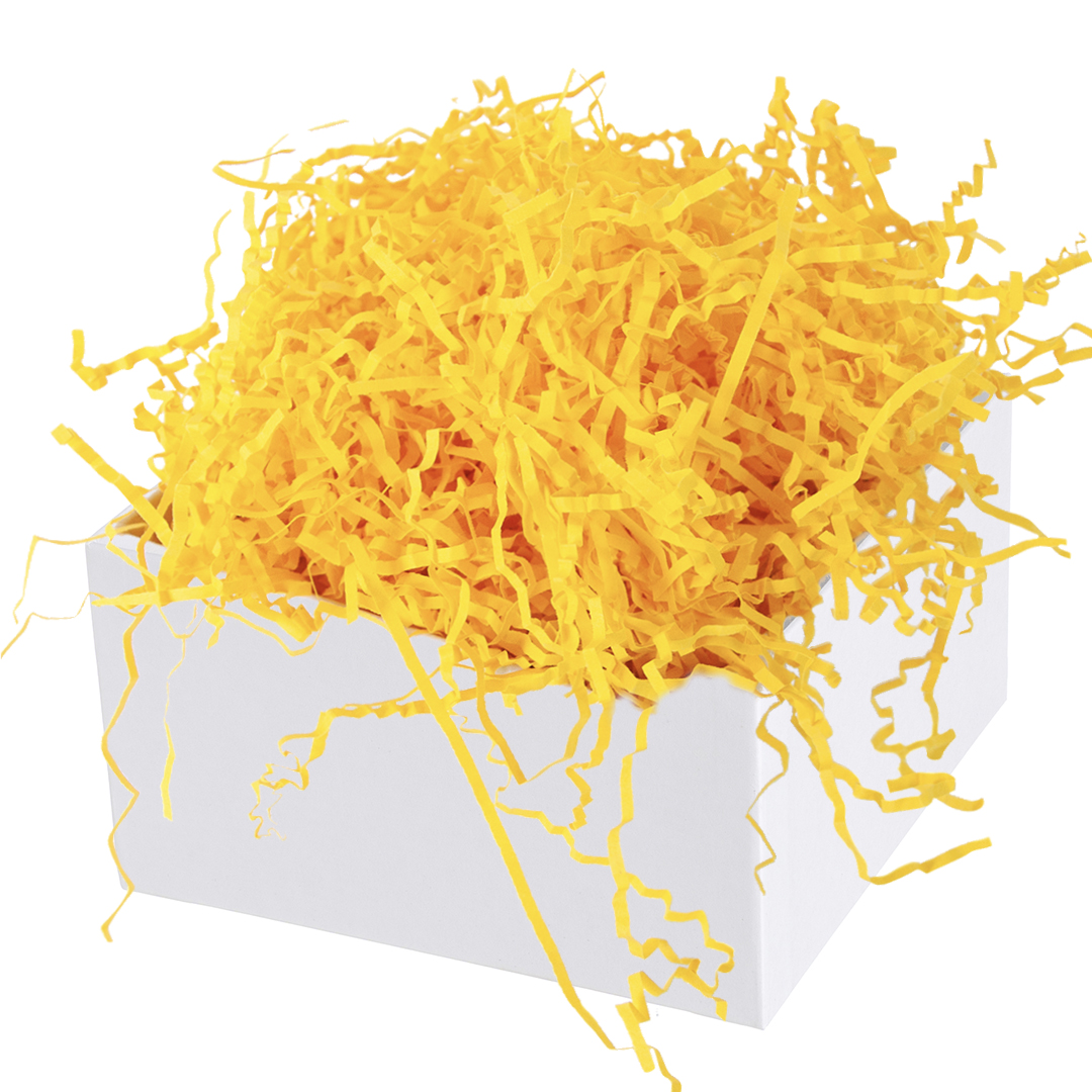 Наполнитель для коробок, бумага, Желтый одуванчик, 50 г.