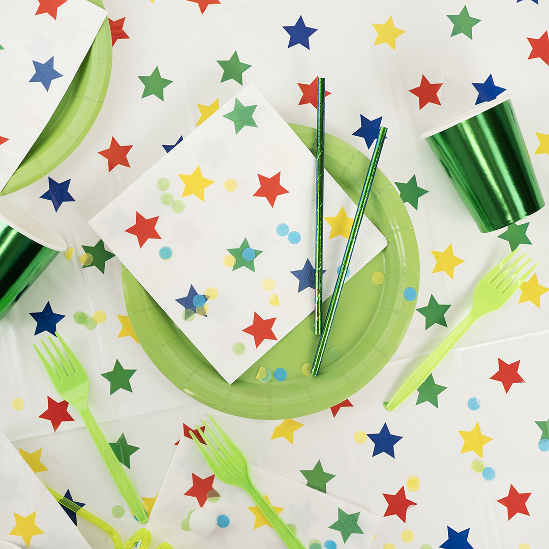 Сервировочные салфетки, Звездочки, 33*33 см, 20 шт.