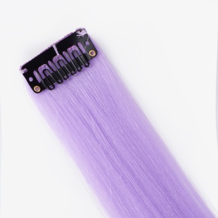 Цветная прядь для волос, Флуоресцентная, 5 гр., Сиреневый, Флуор, 50*3,2 см, 1 шт. 