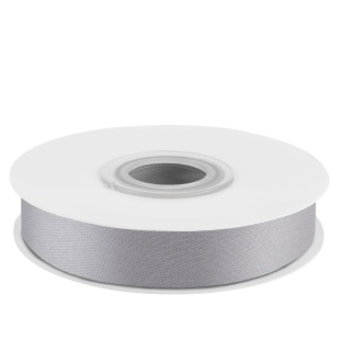 Лента атласная (1,2 см*22,85 м) Серебро, 1 шт.