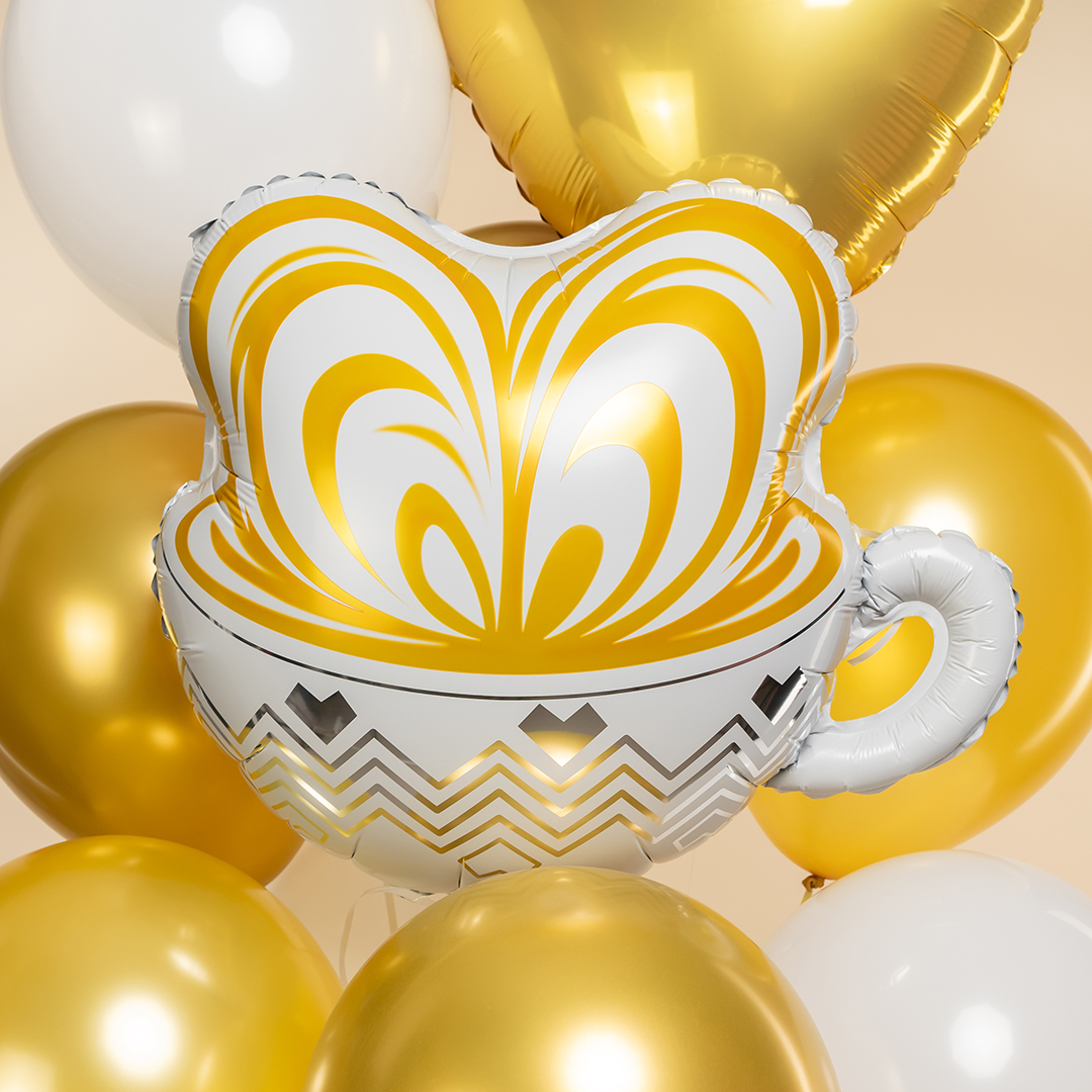Шар (24''/61 см) Фигура, Чашка Капучино, 1 шт.