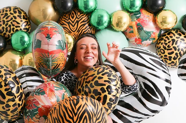 Шар (18''/46 см) Круг, Сафари, Леопард, 1 шт.