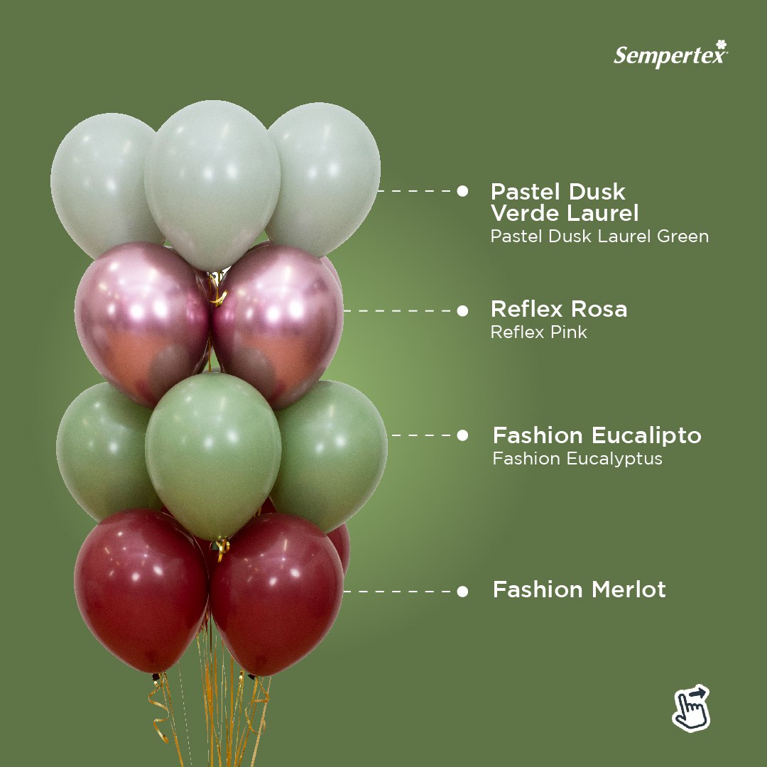 Шар (12''/30 см), Эвкалипт (027), пастель, 50 шт.