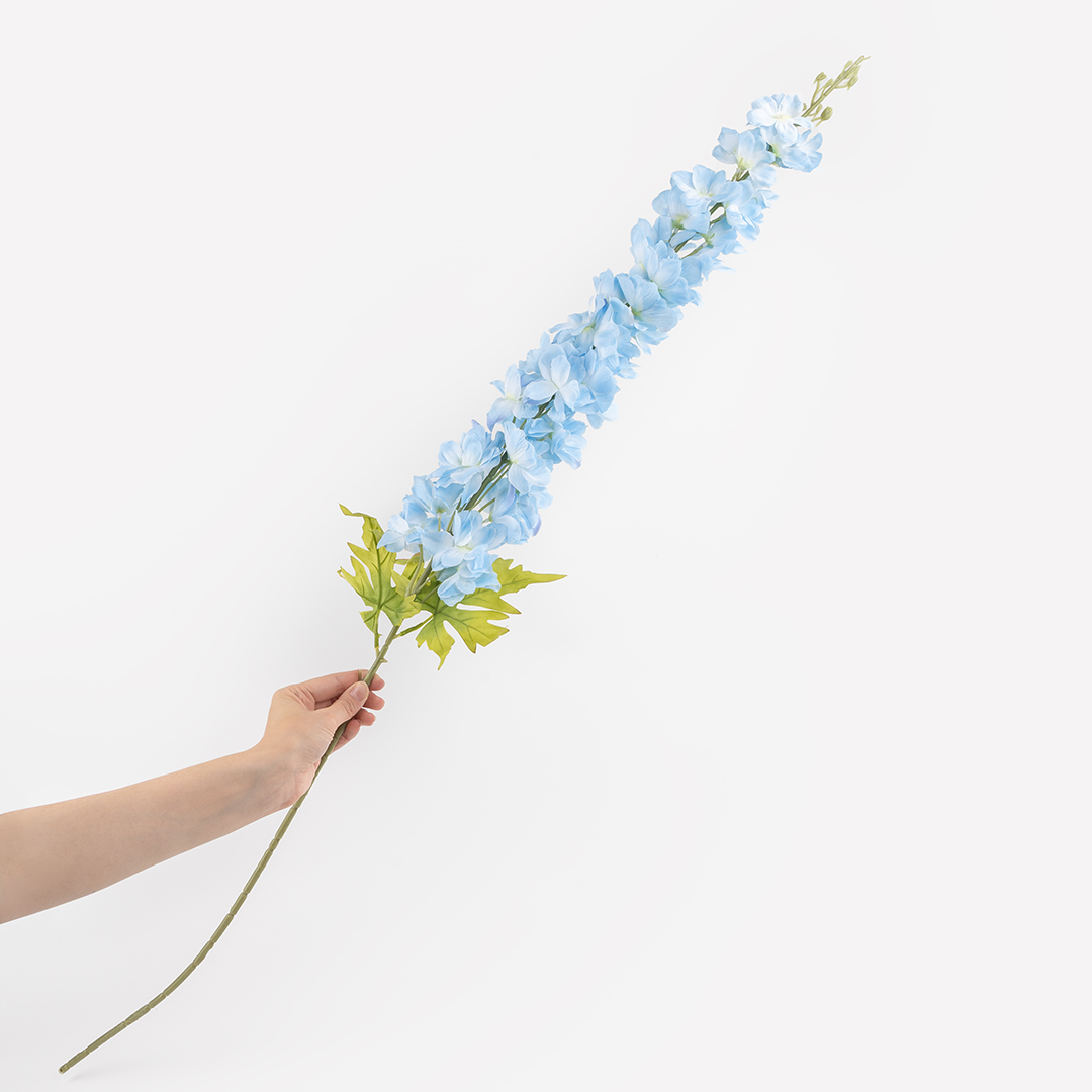 Дельфиниум, искусственный, Голубой, 120 см, 1 шт. в упак. 