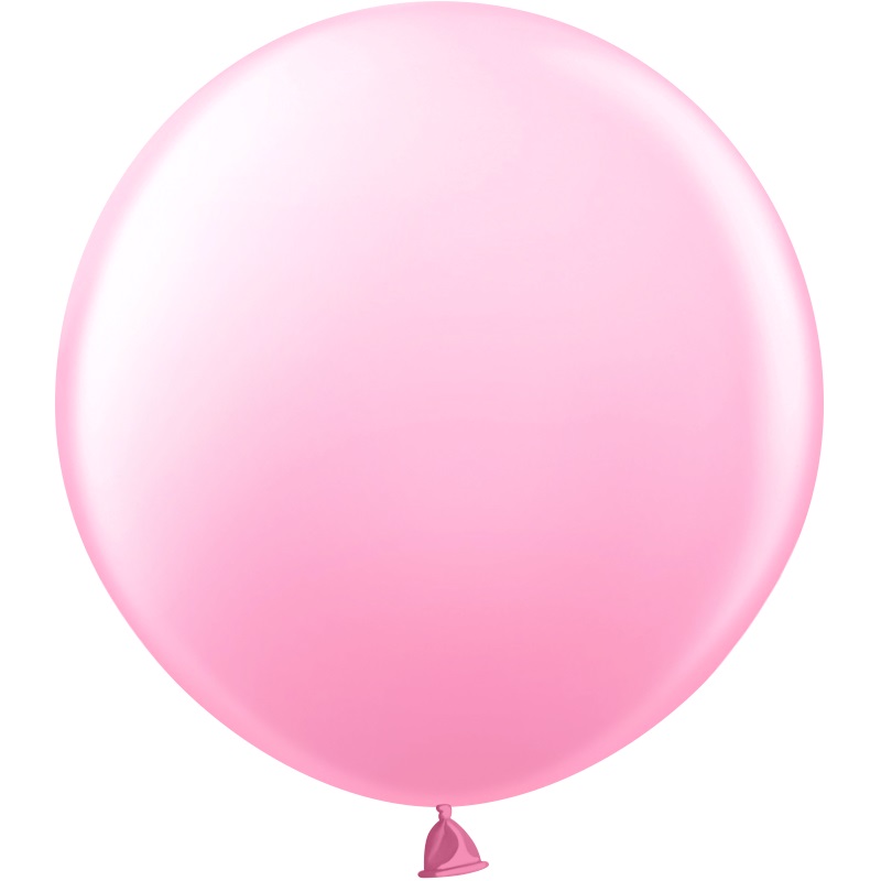 Шар (36''/91 см), Розовый, пастель, 3 шт.