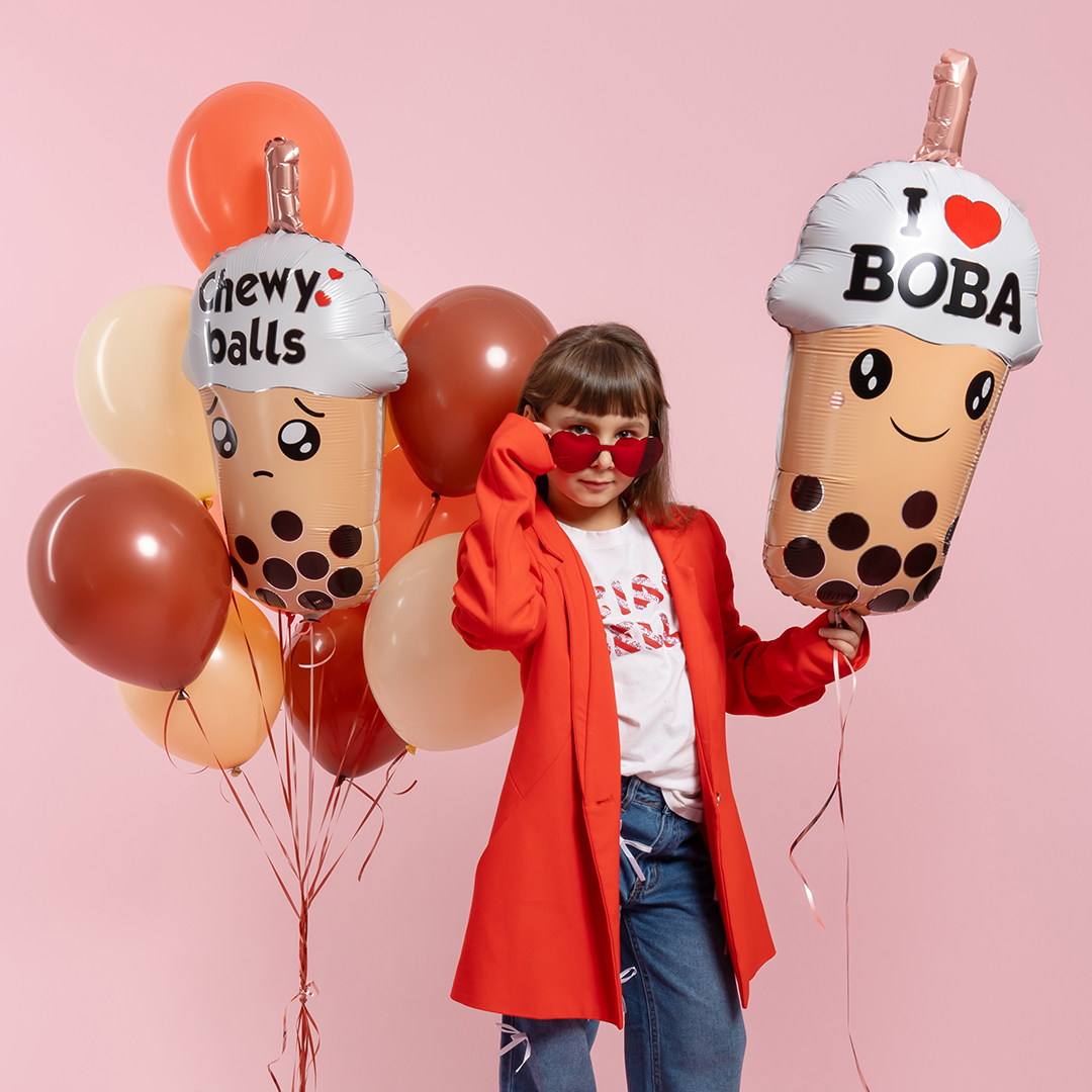 Карнавальные очки, Сердце, Красный, 1 шт. 