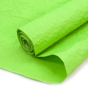 Упаковочная жатая бумага 40гр (0,5*4,5 м) Пергамин, Салатовый, 1 шт.