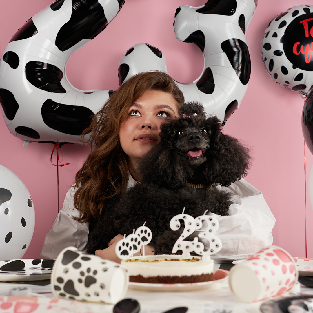 Свеча Цифра, 2 Лапки, 8 см, 1 шт. с держат.