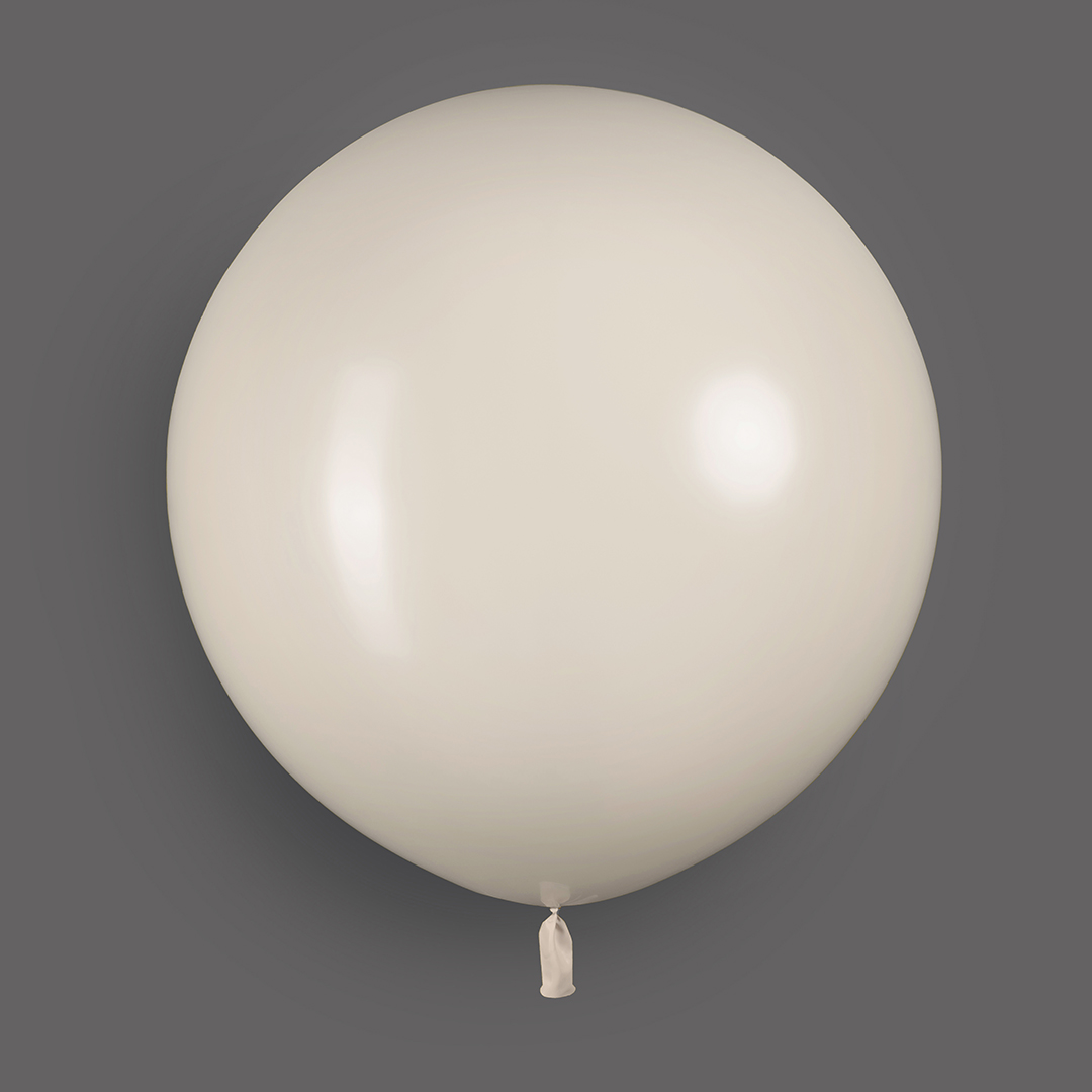 Шар (24''/61 см), Кремовый, пастель ретро, 3 шт.