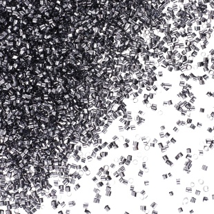 Конфетти фольга Цилиндр, Стальной, Металлик, 0,2 см, 20 г.