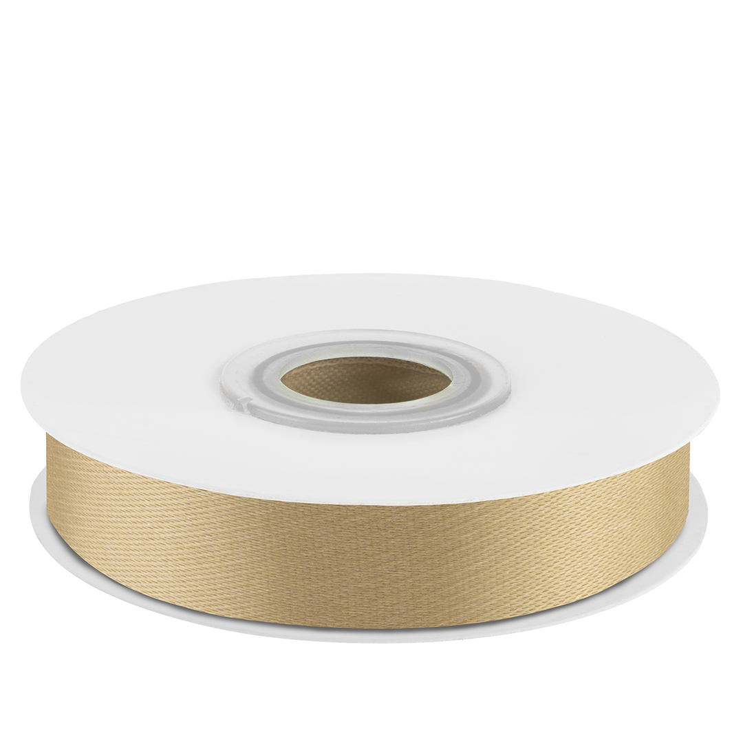 Лента атласная (1,2 см*22,85 м) Золото, 1 шт.