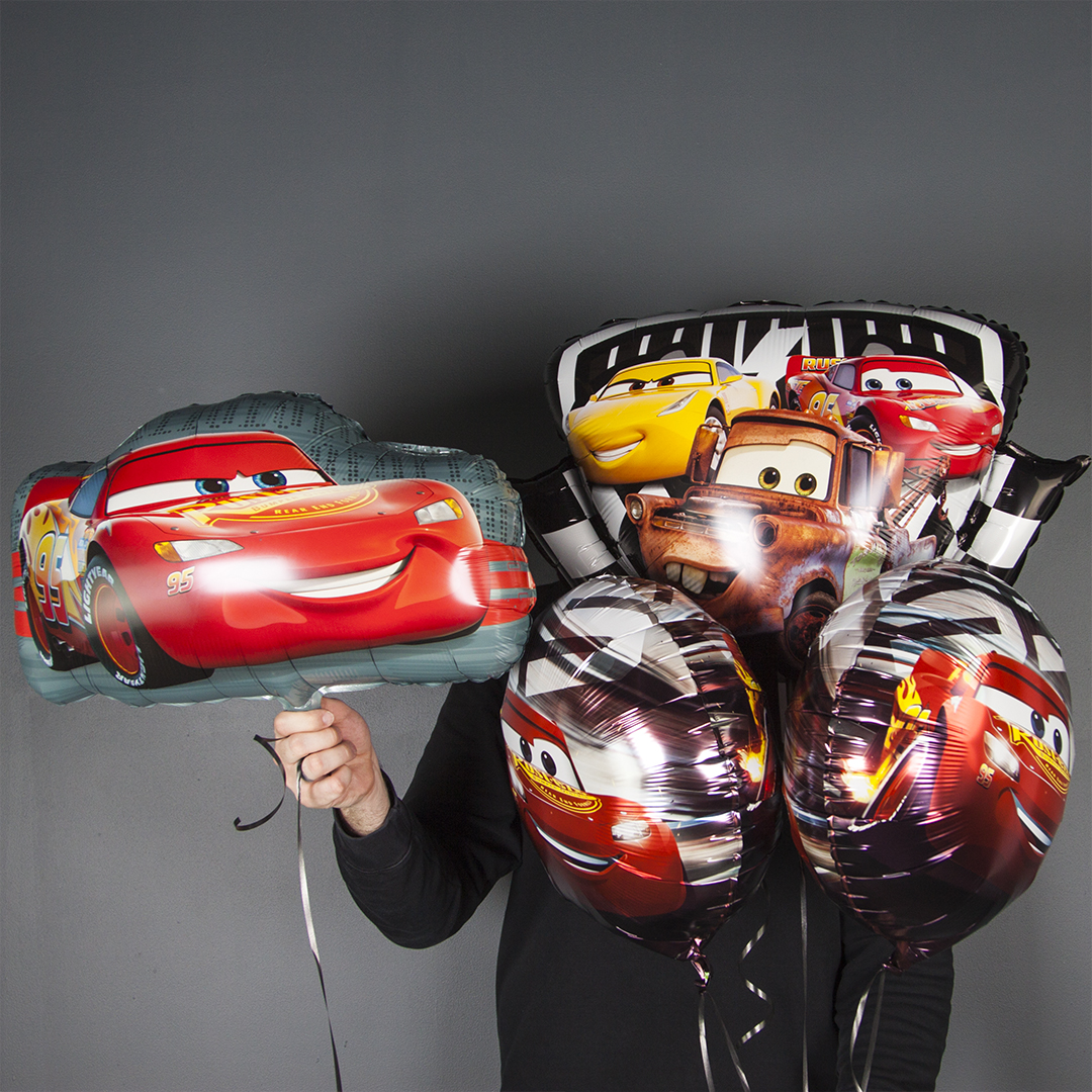 Шар (22''/56 см) Фигура, Тачки, Молния МакКуин, 1 шт.