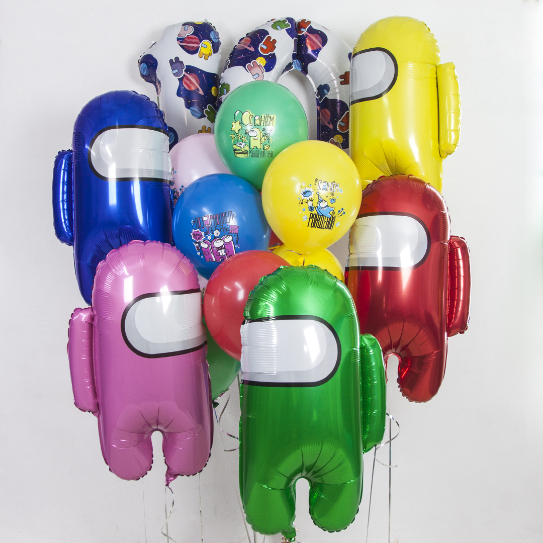 Шар (32''/81 см) Цифра, 1 Космонавтики, 1 шт. в уп.