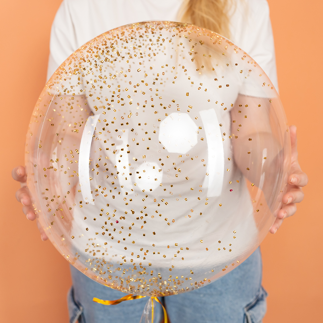 Конфетти фольга Цилиндр, Золото, Металлик, 0,2 см, 20 г.