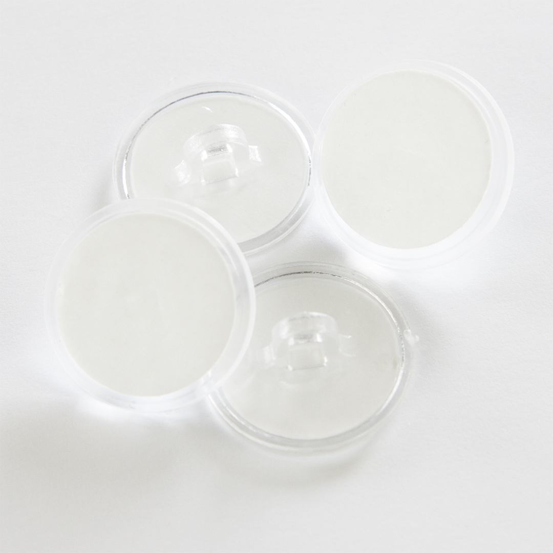 Самоклеящиеся крючки 2 см. Прозрачный, 50 шт.