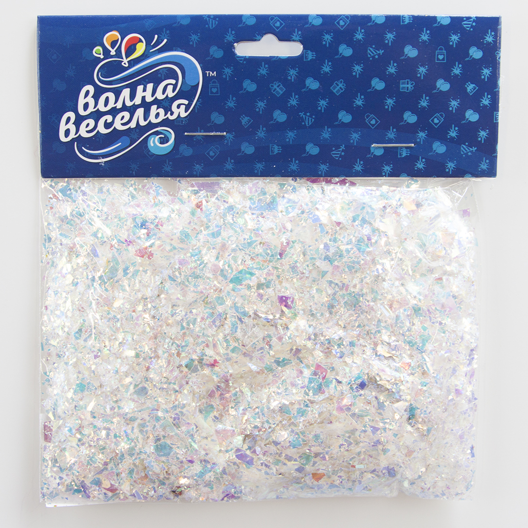 Конфетти дробленые Белый, Хамелеон, 20 г.